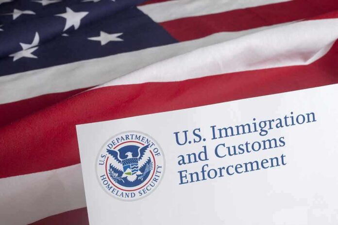 300476921 featured image US flag and Immigration Customs Enforcement document