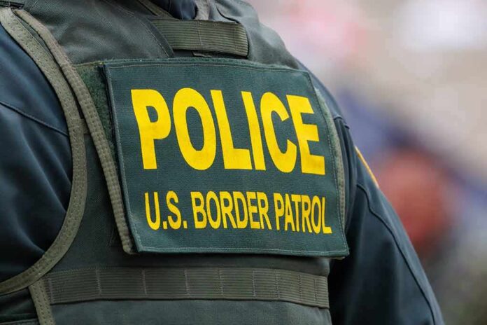 2331437679 featured image Police U.S. Border Patrol uniform close up