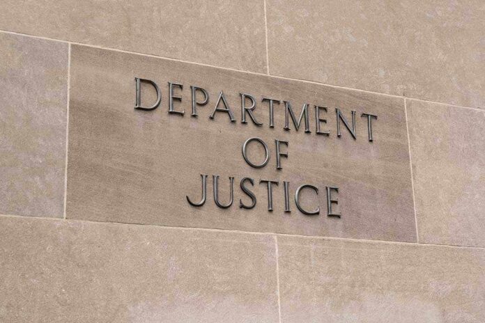 693016663 featured image Department of Justice sign on a building