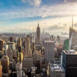 New York City skyline with Empire State Building
