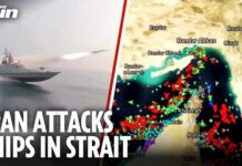 Iran opens fire on ships in Strait of Hormuz as Supreme