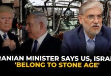 Iranian minister says US, Israel 'belong to Stone Age' after