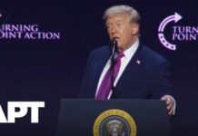 “Look at All the Fake News Back There” Trump as He Slams