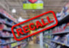 Eczema Cream Recall: Dangerous Bacteria Found! Recall warning over blurred grocery store aisle