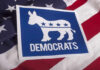 Democrats Scramble—Ballot Deadline Looms Democrats logo on American flag background