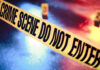 Masked Gunman Terrorizes Coney Island BBQ Crime scene tape with do not enter text.