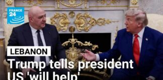As he hosts the Lebanese president, Trump says the US 'will help' the country • FRANCE 24 English