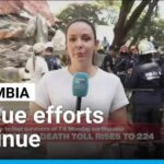 Death toll from Colombia earthquake continues to rise • FRANCE 24 English