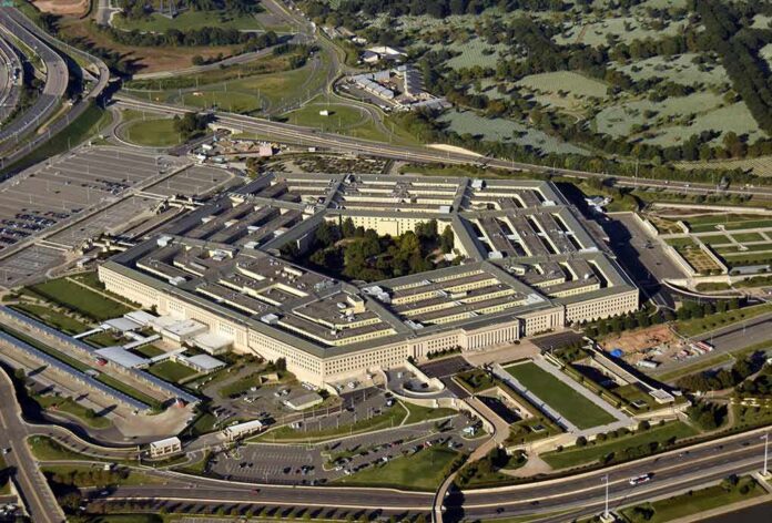 shutterstock_1210283029 Pentagon building seen from above
