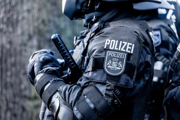 shutterstock_1873320898 German police officers in tactical gear