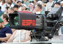 Dodgers Outfielder Torches ‘Soft Porn’ Playoff Ads Broadcast television camera at a sports event