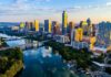 Texas Capitol Threat – FBI Steps In Skyline of a modern city with river and bridges at sunrise