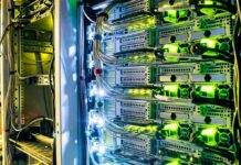 Cross-Border Outages After Yandex Blasts Server rack with network cables and glowing indicator lights